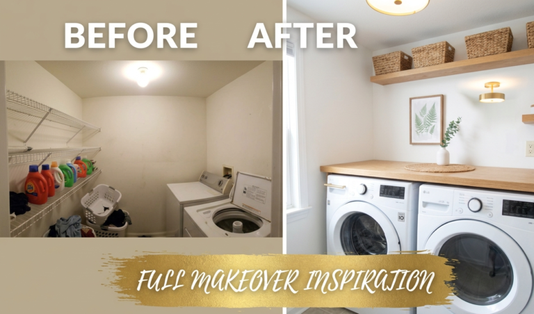 Laundry Room Makeover: Incredible Before & After Inspiration