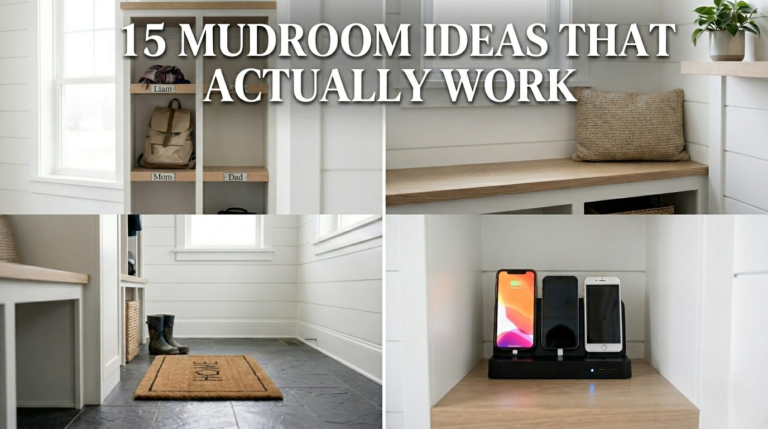 10 Mudroom Ideas That Actually Work for a Busy Home