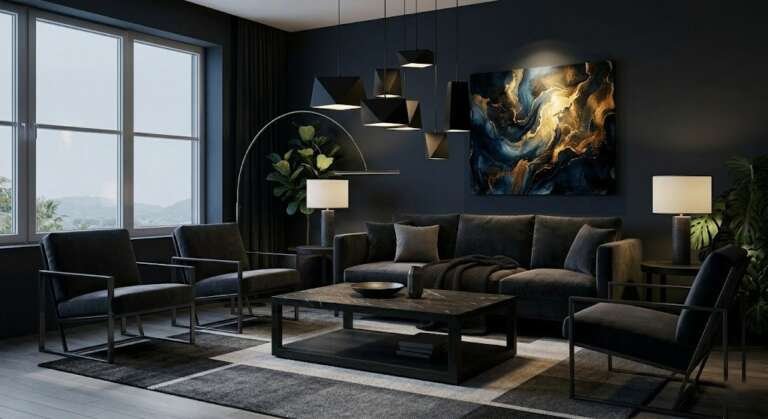 Dark Living Room Trends That Work